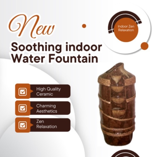 Ceramic - Soothing Indoor Water Fountain
