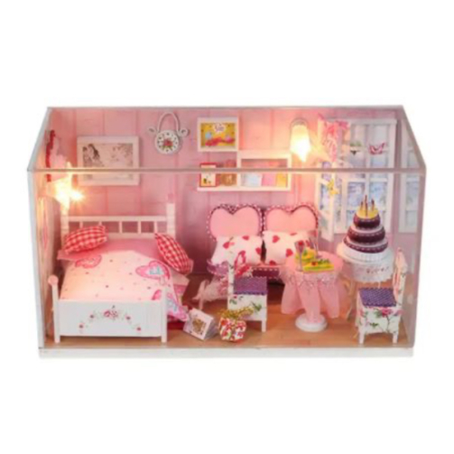 Wooden DIY - Baby Girls Bedroom with Lights