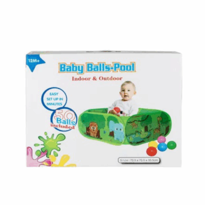 Baby Ball-Pool Playtent - with 50 Balls