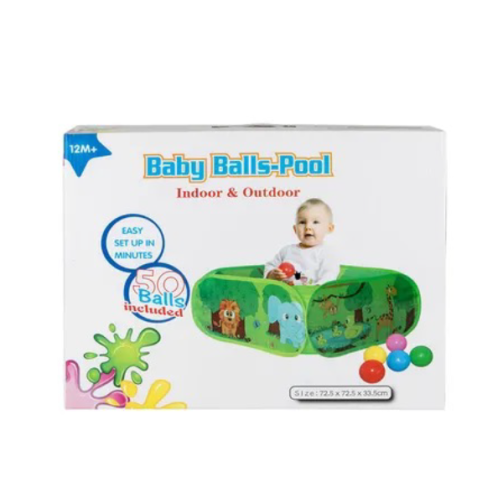 Baby Ball-Pool Playtent - with 50 Balls