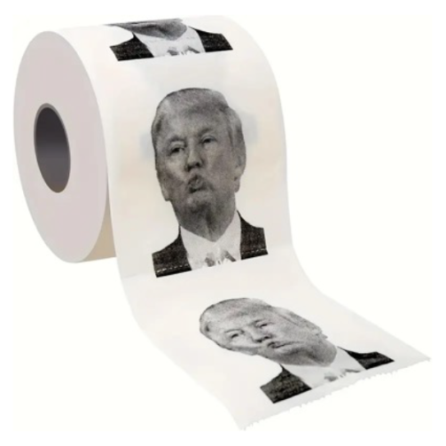 Novelty Donald Trump Toilet Paper - 1 Roll